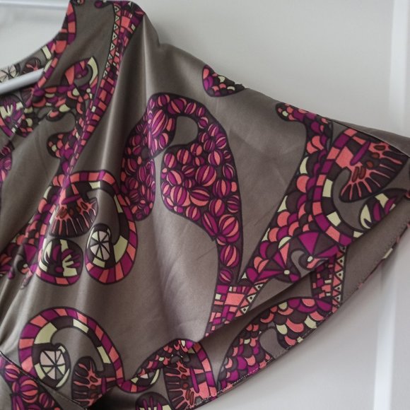 Satin colored dress S - Picture 5 of 6